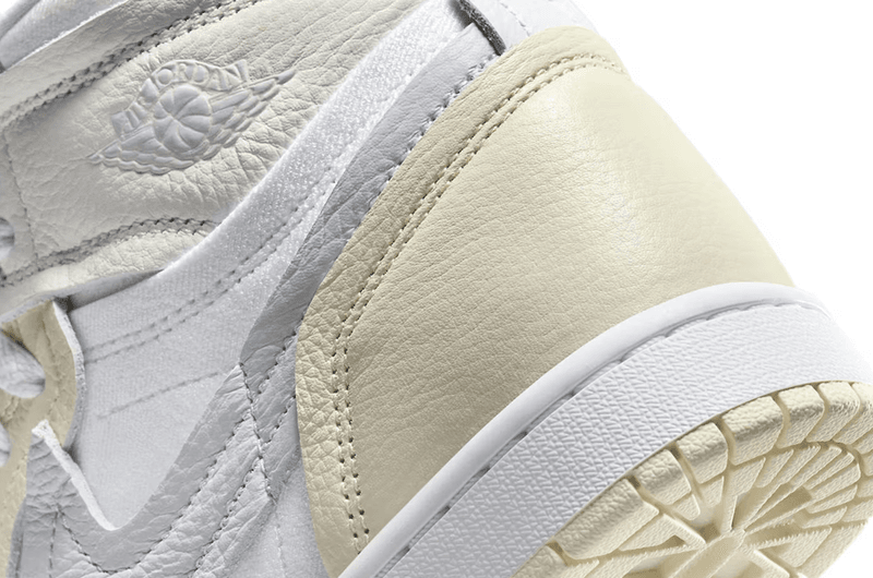 air jordan 1 high sneaker shoe coconut milk white beige cream