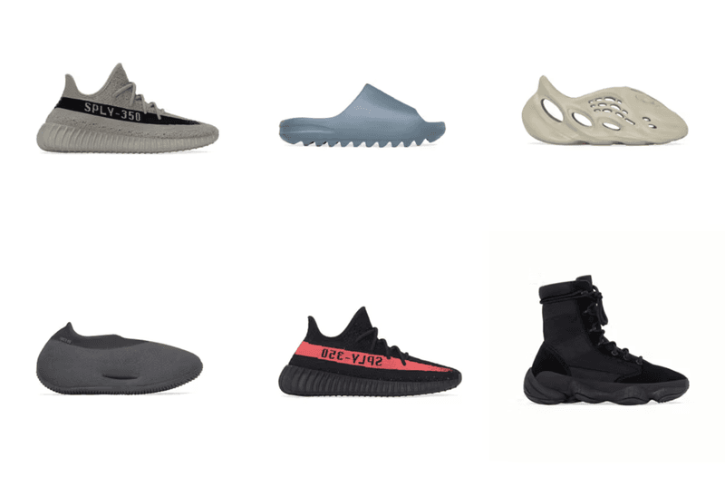 adidas yeezy releases line up boost sneaker slides foam runner