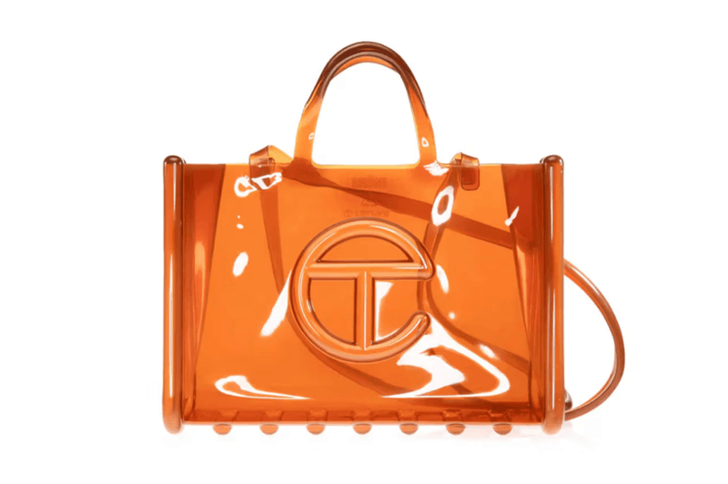 melissa telfar telly jelly collection shoes bags sandals pink orange black