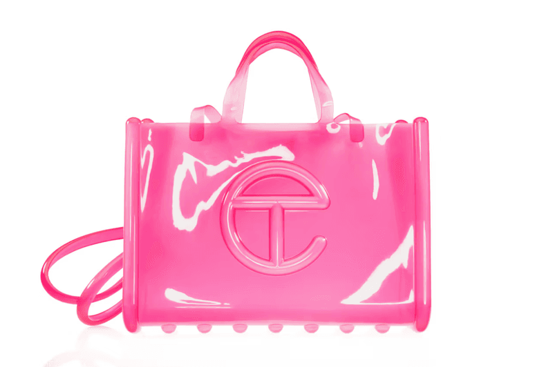 melissa telfar telly jelly collection shoes bags sandals pink orange black