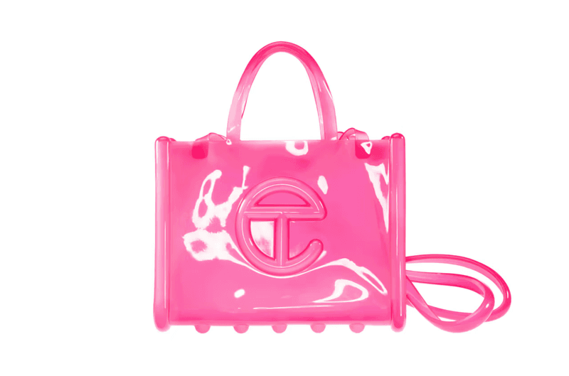 melissa telfar telly jelly collection shoes bags sandals pink orange black