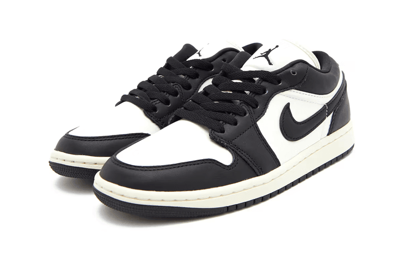 nike air jordan 1 low vintage panda sneaker black white beige
