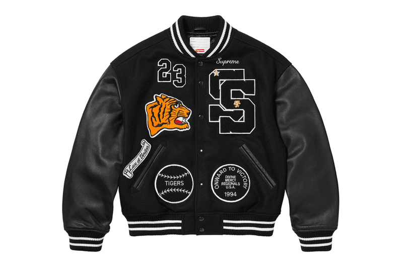 supreme fall winter collection jackets tshirts accessories hats plates