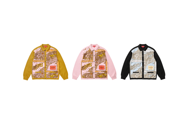supreme fall winter collection jackets tshirts accessories hats plates