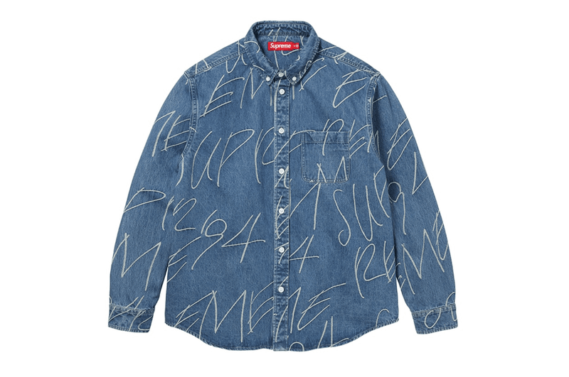 supreme fall winter collection jackets tshirts accessories hats plates