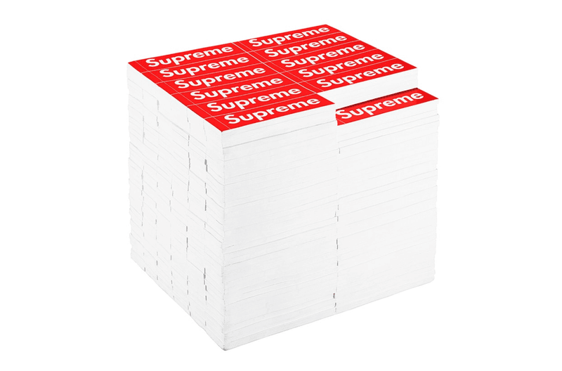 supreme fall winter collection jackets tshirts accessories hats plates