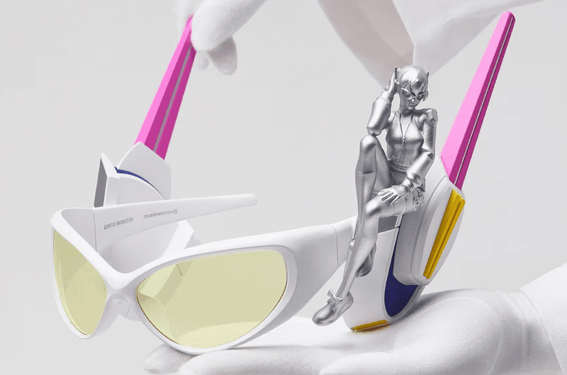 gentle monster overwatch 2 collaboration glasses 