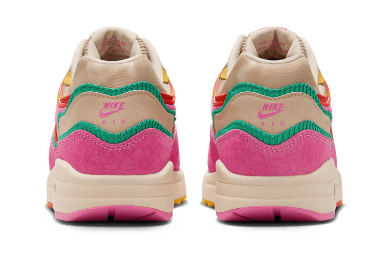 Día de Muertos nike familia air max 1 sneaker pink green beige