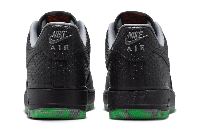 nike air force 1 low sneaker halloween black green