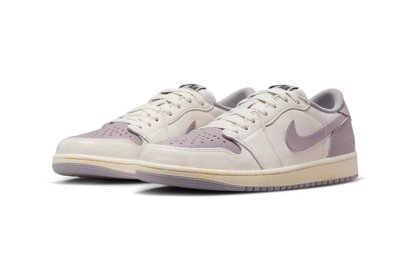 nike air jordan 1 low og "atmosphere grey" sneakers where to buy price info release 