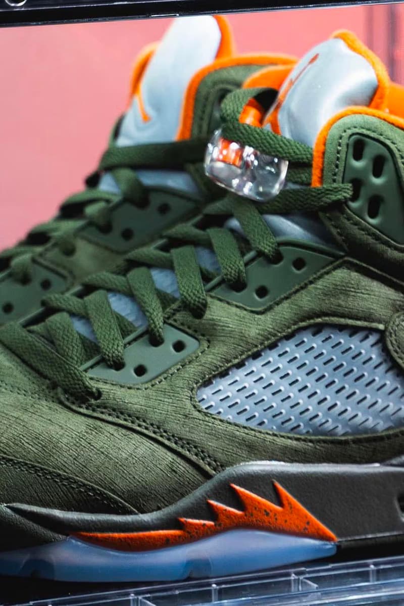 jordan brand air jordan 5 "olive" sneakers where to buy release date price information