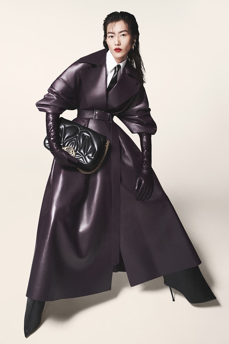 alexander mcqueen fall winter campaign naomi campbell elle fanning