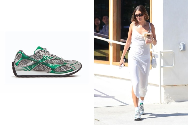 Details About Hailey Bieber's Mysterious $1K USD Bottega Veneta Sneakers Have Surfaced