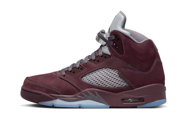 The Air Jordan 5 Gets Deep in "Burgundy"
