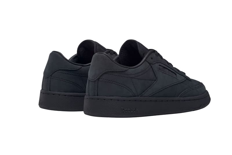 jjjjound reebok club c sneaker black trainer suede shoe