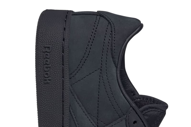 jjjjound reebok club c sneaker black trainer suede shoe