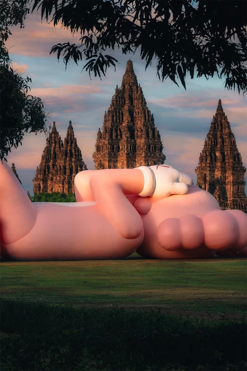 kaws:holiday ancient prambanan temples indonesia allrightsreserved