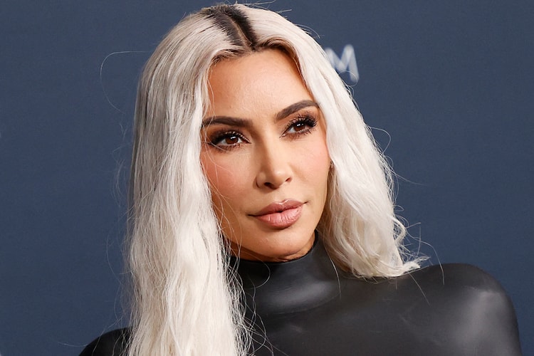 Kim Kardashian Is Giving Mystique Realness With XL Icy Blue ”Buss Down”