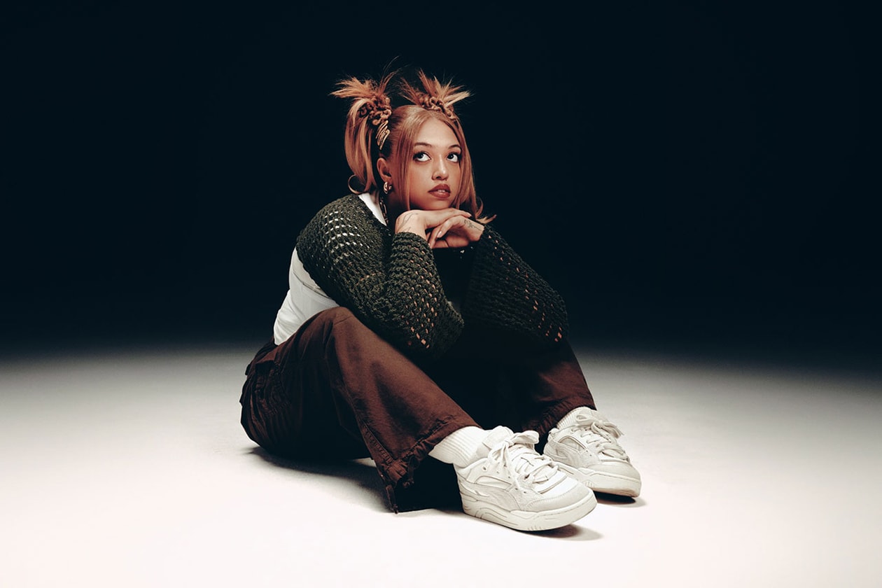 mahalia puma 180 sneaker trainers y2k campaign photo