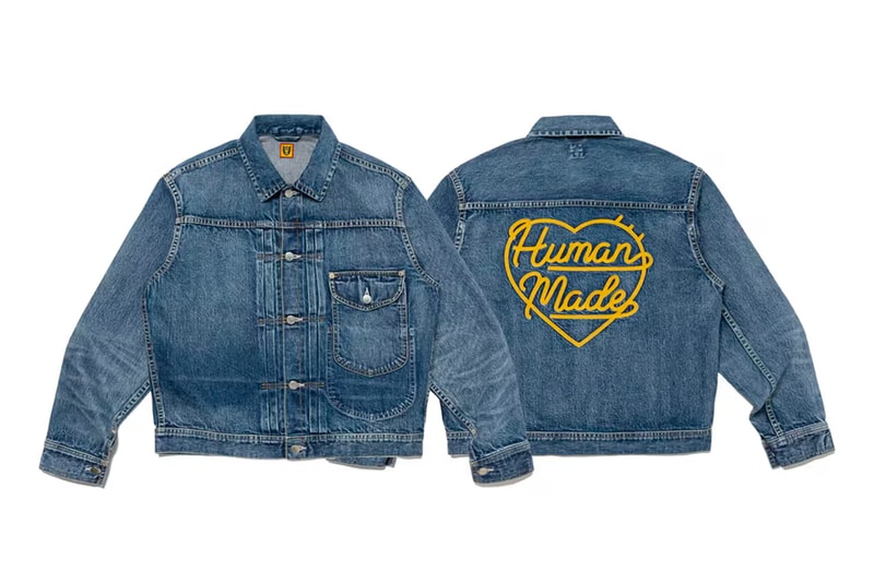 nigo human made "storm cowboy denim" series the beatles sweatshirt t-shirt jeans jackets bucket hat
