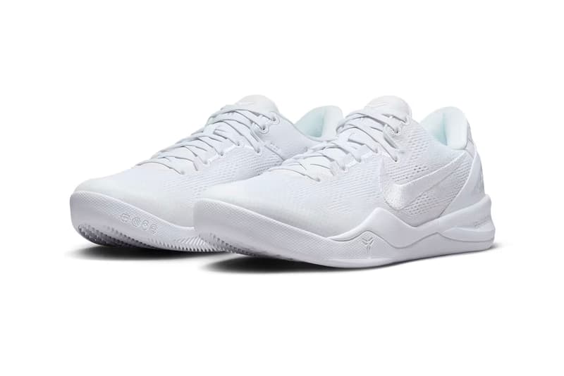 nike kobe 8 protro halo triple white FJ9364-100 sneakers footwear where to buy kobe bryant