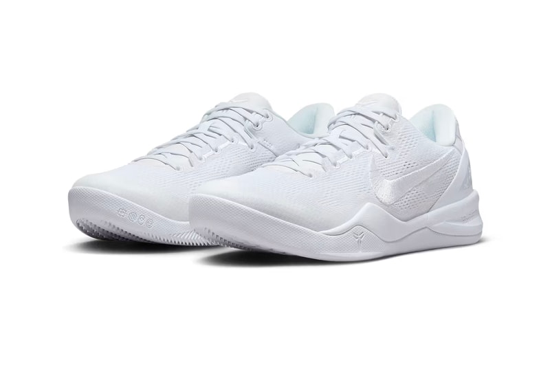 nike kobe 8 protro halo triple white FJ9364-100 sneakers footwear where to buy kobe bryant