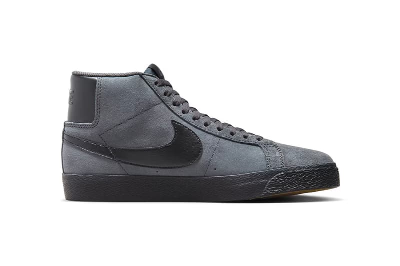 nike sb blazer mid "anthracite suede" sneakers footwear where to buy release information price