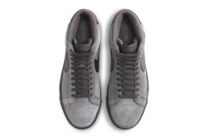 nike sb blazer mid "anthracite suede" sneakers footwear where to buy release information price