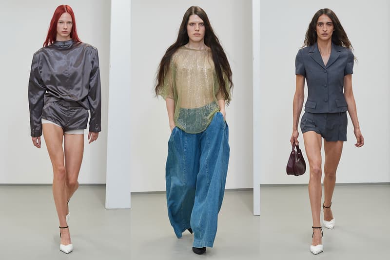 remain copenhagen fashion week show spring summer sheer silver