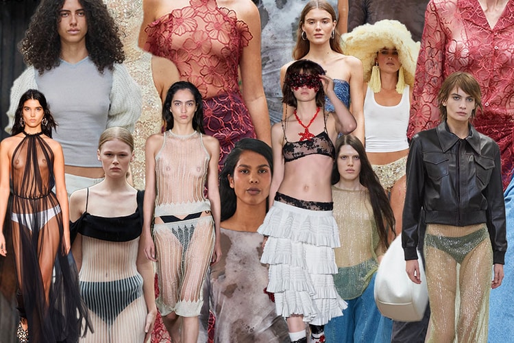 Sheer Fabrics Are Taking Over SS24 Runways
