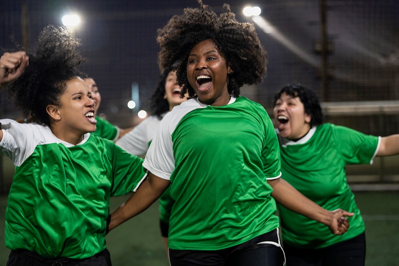 sports direct getty images equal view campaign women's football soccer sports gender gap diversity 