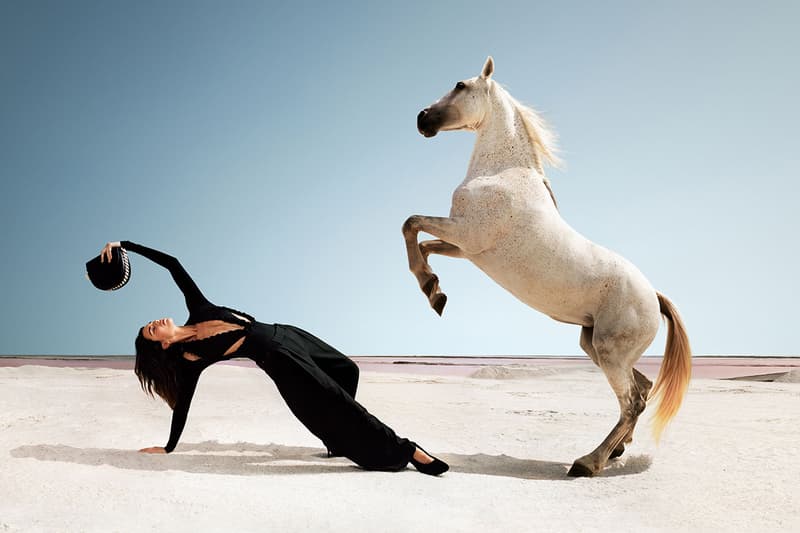 kendall jenner stella mccartney horses winter equestrian 