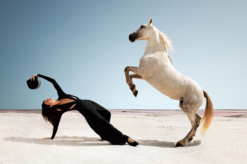 kendall jenner stella mccartney horses winter equestrian 