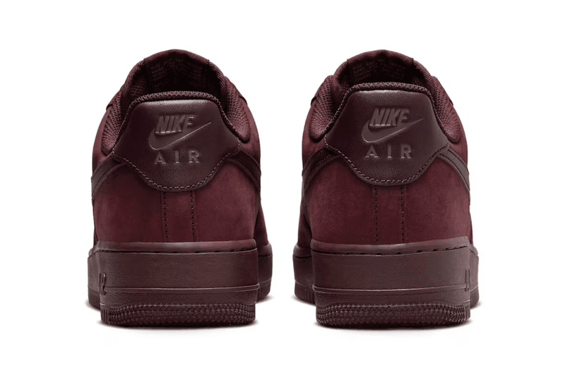 nike air force 1 low premium sneaker burgundy suede