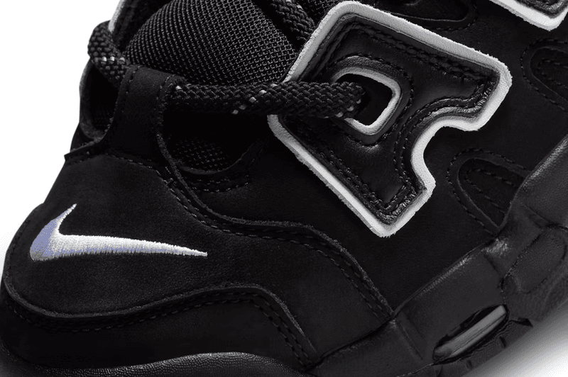 nike ambush air more uptempo sneaker low black white