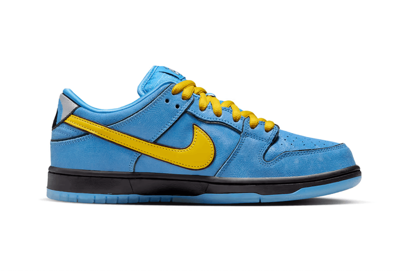 nike sb dunk powerpuff girls sneaker buttercup blossom pink green shoes bubbles blue