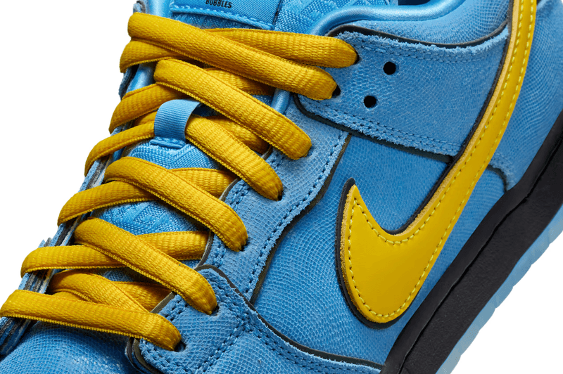 nike sb dunk powerpuff girls sneaker buttercup blossom pink green shoes bubbles blue