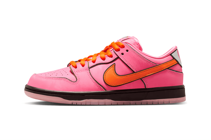 nike sb dunk powerpuff girls sneaker buttercup blossom pink green shoes bubbles blue