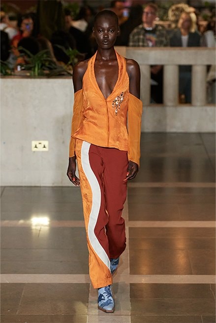 ahluwalia spring summer 2024 london fashion week runway images details