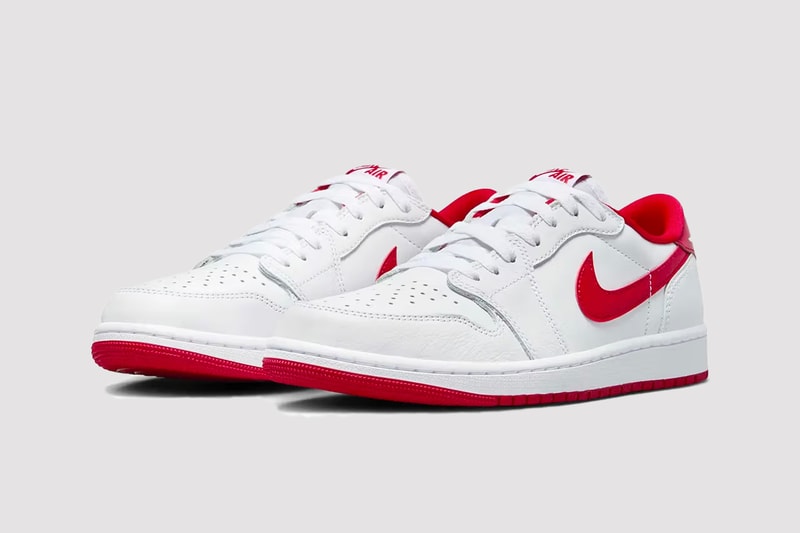 air jordan 1 low og "university red" sneakers footwear where to buy price information release date