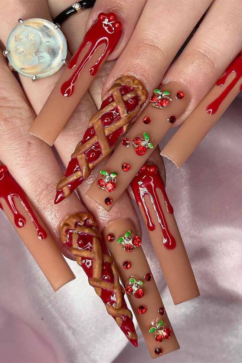 Dark Red Nails Fall Manicure Trends Nail Art Photos Instagram