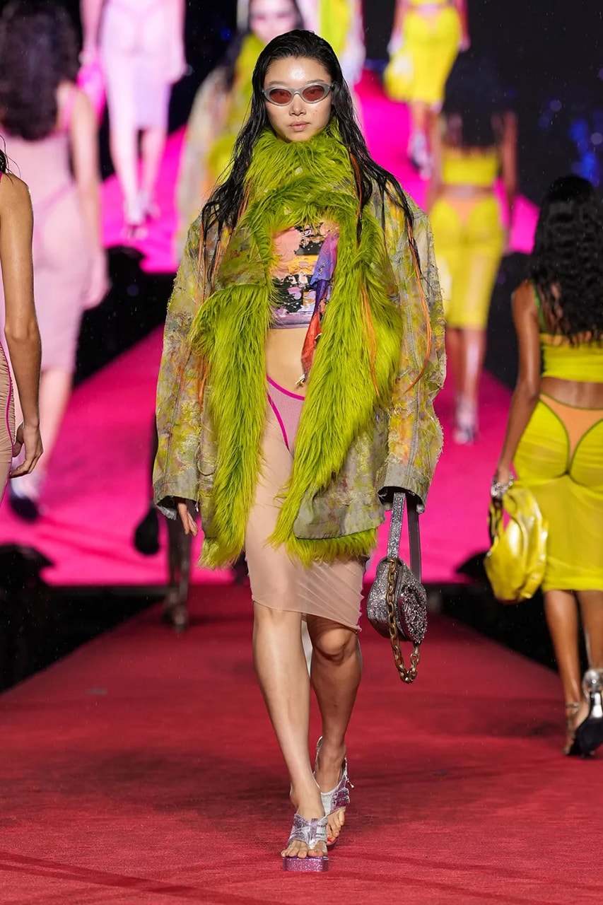 diesel glenn martens spring summer 2024 london fashion week show rave latto winnie harlow 