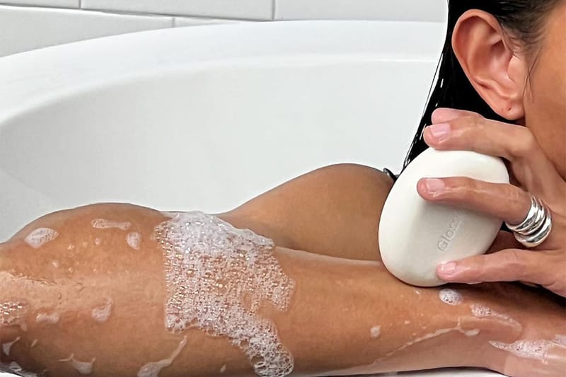 Glossier's Iconic Milky Jelly Cleanser Is Now Available in a Full Body Bar Experience