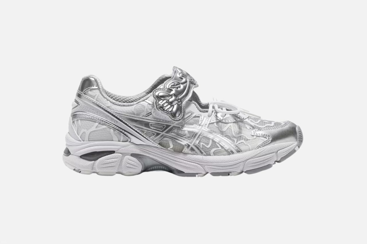 silver, footwear, shopping guide, sneakers, trends, Maguire, Cecilie Bahnsen x ASICS, Maison Margiela, Onitsuka Tiger, Bottega Veneta, New Balance, Ganni, Nike, YUME YUME