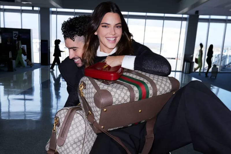 Kendall Jenner and Bad Bunny Are Couple Goals in Gucci's New Campaign