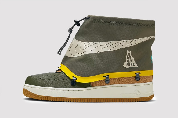 Nike Is Wading in the Water, Adding a Gaiter to the Air Force 1 Low