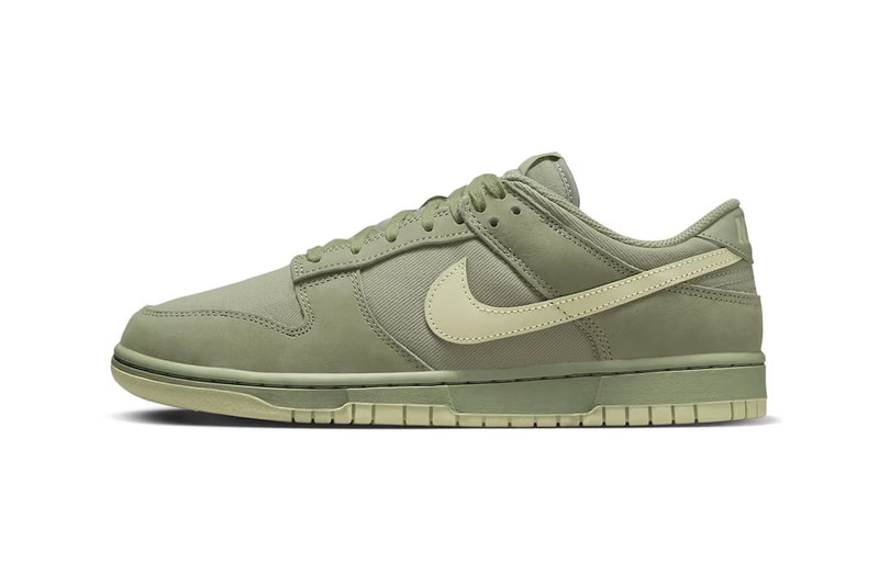 nike dunk low premium oil green burgundy crush fb8895-600 fb8895-300 release details