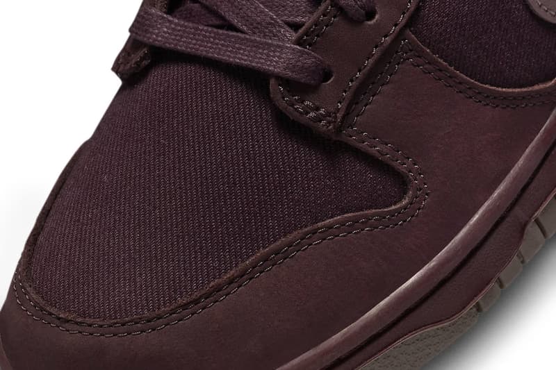 nike dunk low premium oil green burgundy crush fb8895-600 fb8895-300 release details