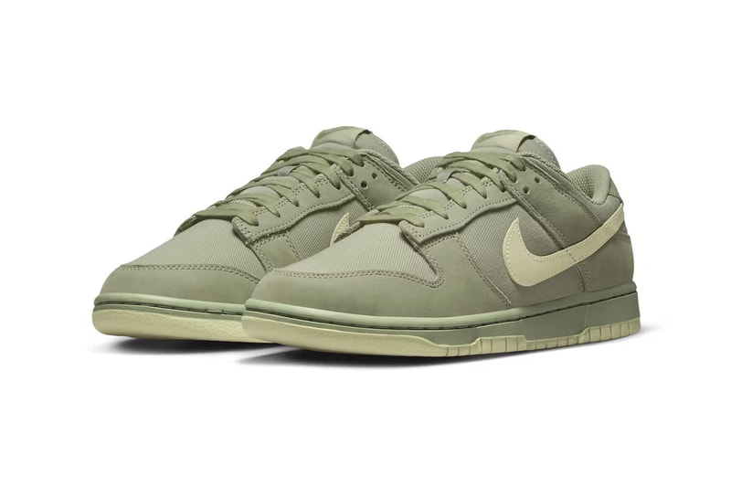 nike dunk low premium oil green burgundy crush fb8895-600 fb8895-300 release details