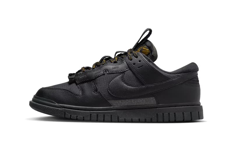 nike dunk low remastered black gold fb8894-001 release details